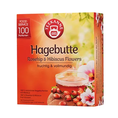 Produktbild von Teekanne Hagebutte fruchtig und vollmundig mit Hibiskus 245 g