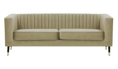 Produktbild von Dreisitzer-Sofa Slender - beige - Velluto 3