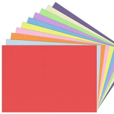 Imagen del producto de Papel para dibujo A3, 10 colores, 100 hojas, 120 g/m², ideal para arte y manualidades