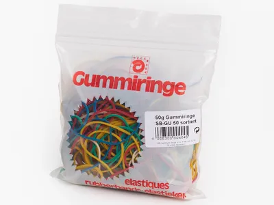 Immagine prodotto di Wihedü 510.020 Anelli di gomma - Ø assortiti, 50 g