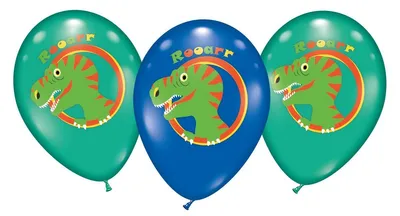 Produktbild von Karaloon 6 Ballons Dinosaurier / Balloons "Dinosaur"