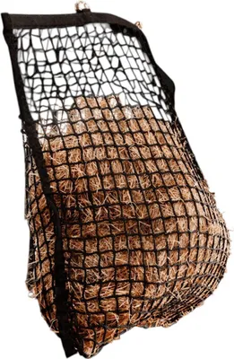 Image de Grooming Deluxe filet à foin carré avec Easy Fill, couleur : noir, taille : S - 3 cm