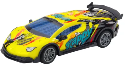 Produktbild von Lean Toys Sportwagen Fernsteuerung Rc Lichter Led Gelb 1:22