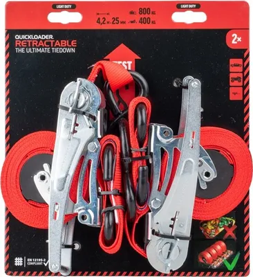 Produktbild von QUICKLOADER® Einziehbar 800 kg - 4,2 m x 25 mm - 2er-Pack