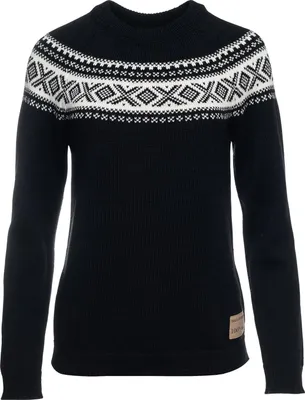 Produktbild von DALE OF NORWAY Vågsøy Sweater Damen Pullover aus Wolle schwarz L