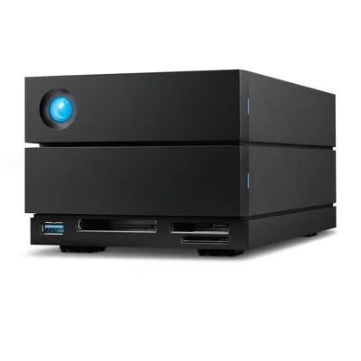 Zdjęcie produktu dla LaCie 2big Dock v2, 60 TB, HDD, 3,86 kg, Desktop, Czarny