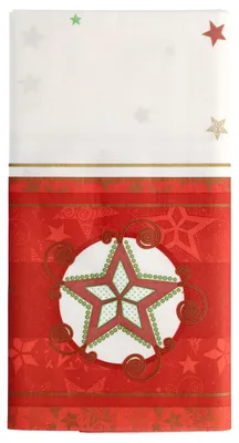 Zdjęcie produktu dla Papstar Tischdecke weiß Heavenly Stars 120 x 180cm 88672
