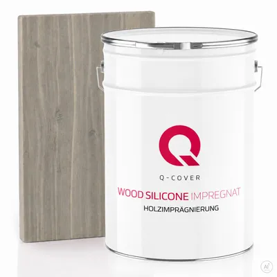 Produktbild von Holzimprägnierung | Dunkelgrau 10L 2In1 Holzschutz | Farbimprägnierung | Imprägniermittel Holzschutz |mittel Imprägnierung Abperleffekt