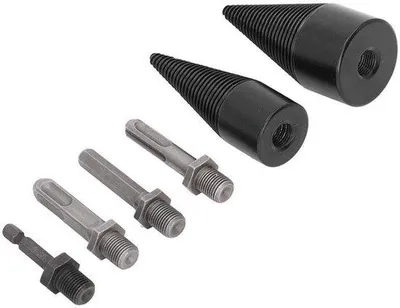 Produktbild von Kohlenstoffstahl-Splittbohrer - Entferrbare Kegel - Zerlegbarer Holzbohrer - Holzsplitterbohrer mit Kohlenstoffstahl