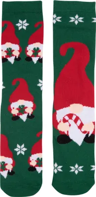 Produktbild von Wichtel Winter Socken für Damen - Weihnachtssocken Frauen Sneaker Söckchen Grün (2er Pack) 39-42