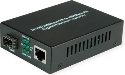 Produktbild von VALUE Gigabit Ethernet Konverter, RJ-45 - SFP