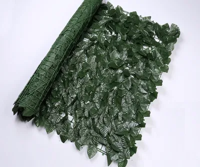 Produktbild von Solidchoice – Künstlicher Efeu-Heckenzaun für Garten und Balkon – für Privatsphäre und Dekoration (0,5 x 3 m)