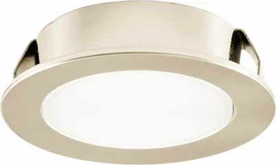 Produktbild von L&S Nube 68 Einbaustrahler 3er Set vernickelt matt - 3000K/4000K - flach - 3x 3W - 3x 195lm - inkl. Netzgerät - Metall - dimmbar - ø68mm - DualColor Technik