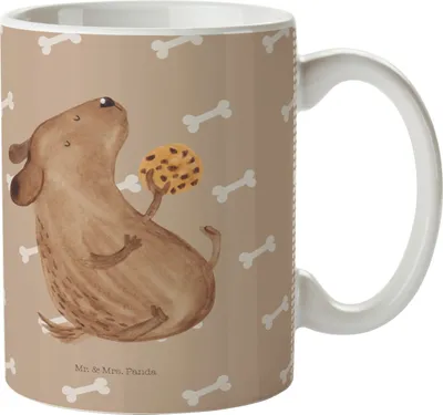 Produktbild von Mr. & Mrs. Panda Pott Hund Keks - Hundeglück - Geschenk, Kindertasse, Leckerli, Hungrig, Kinderbecher, glücklich, Hundeleckerli, Trinklernbecher, Plastikbecher, Haferl