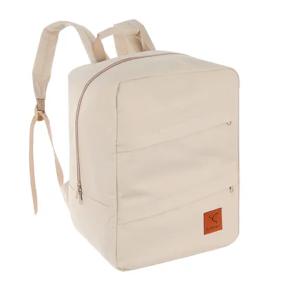 Obrázek produktu pro Batoh Granori do příručního zavazadla 40x30x20 cm Advanced – módní a lehký cestovní batoh do letadlové kabiny pro ženy i muže v béžové barvě