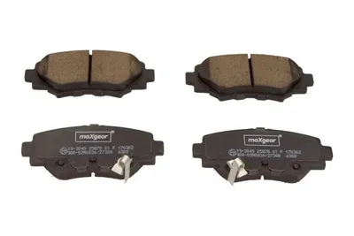 Produktbild von MAXGEAR Bremsbeläge Satz Hinten Bremsklötze für MAZDA 3 Schrägheck (BM, BN) 19-3049