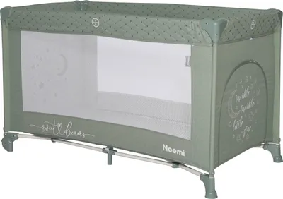 Obrázok produktu pre Lorelli cestovná postieľka Noemi prístelka Iceberg Green 1008054-2218