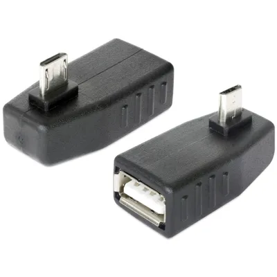 Produktbild von Delock - USB-Adapter - USB (W) zu Micro-USB Typ B (M) - USB 2.0 OTG - 90° Stecker