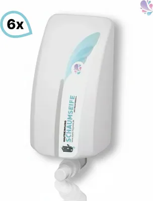 Produktbild von Schaumseife antibakteriell Lavela, 6x1-Liter Kartuschen 15.000 Anwendungen je SET : Farbe - Weiß, Verpackungseinheiten - 1 Set Farbe: Weiß Verpackungseinheiten: 1 Set