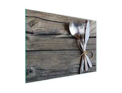 Produktbild von Glasschneidebrett 40X30 Besteck