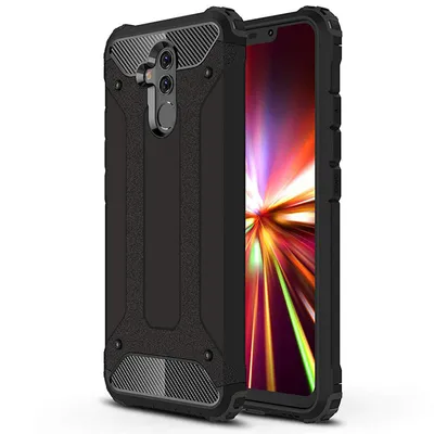 Produktbild von Techsuit Hybrid Armor Back Cover Hülle für Huawei Mate 20 Lite - Schwarz