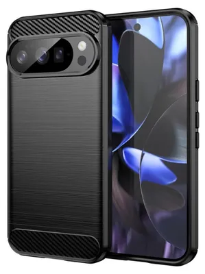 Zdjęcie produktu dla Techsuit - Carbon Silicone etui do Google Pixel 10 / 10 Pro - czarne