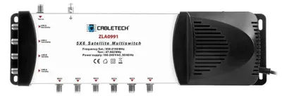 Produktbild von Multischalter, 4 SAT- und 1 TV-Eingang, 6 Ausgänge, Cabletech