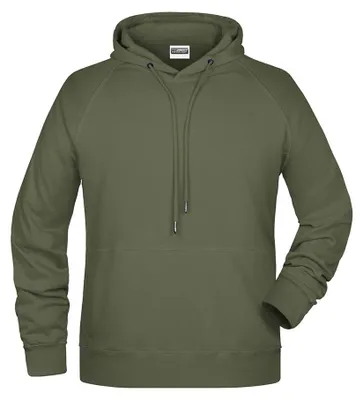 Produktbild von James and Nicholson - Kapuzenpullover für Herren LT6274 (L) (Oliv)