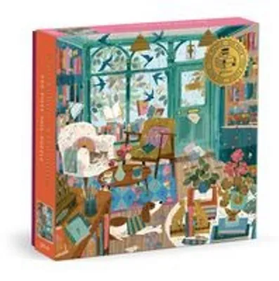 Productafbeelding van Boekenwinkel Puzzel, 500 stukjes, met folie details