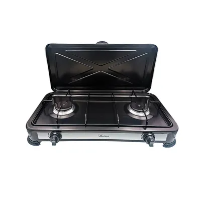 Produktbild von Ardes Odino AR1FG02 Gasherd mit 2 LPG-Brennern, Schwarz