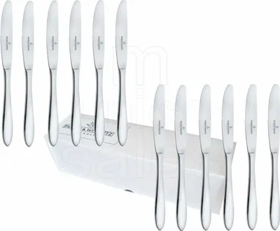 Produktbild von Picard & Wielpütz - 12 Menümesser - Serie Bozen - Edelstahl - poliert - spülmaschinenfest, Size:12 Stück