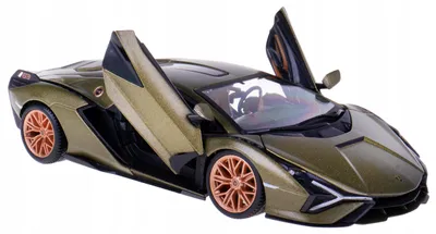 Produktbild von Bburago Lamborghini Sian FKP 37 Metallmodell grün 1:24
