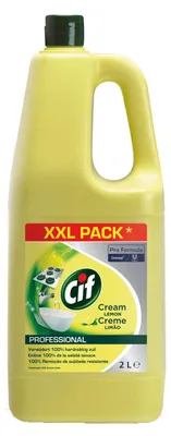 Immagine prodotto di Cif - Crema detergente al limone, flacone da 2 litri