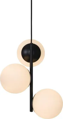 Obrázek produktu pro Závěsné svítidlo Nordlux Lilly Black, Opal White