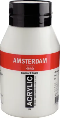 Produktbild von Amsterdam Standard Series Acrylfarbe Flasche 1000 ml Zinkweiß 104