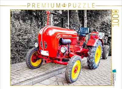 Produktbild von CALVENDO Puzzle Oldtimer Trecker Porsche Allgaier | 1000 Teile Lege-Größe 64 × 48 cm Foto-Puzzle für glückliche Stunden