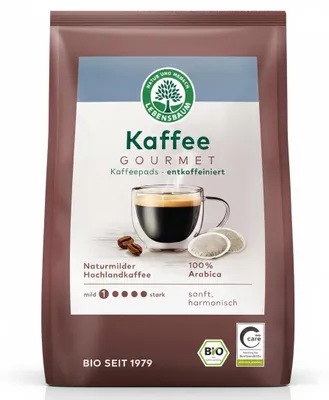 Produktbild von Lebensbaum Kaffee Gourmet, entkoffeiniert ab 126g - 6er
