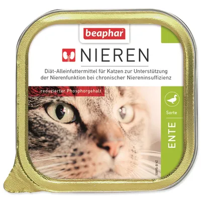Productafbeelding van Beaphar Kattenvoer voor nierproblemen, met eend, 100g