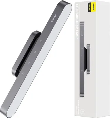 Immagine prodotto di Lampada magnetica Stepless Baseus, con pannello tattile (grigio)
