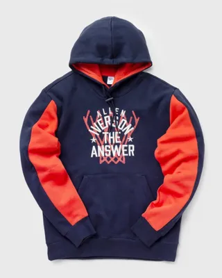 Produktbild von Reebok Sweatshirt Modell HD9951, Marineblau-Weiß-Lachsrosa, Kängurutasche