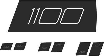 Produktbild von DT Swiss Decal-Set für Laufrad ARC 1100 29 Zoll Schwarz - dezentes Tuning für...