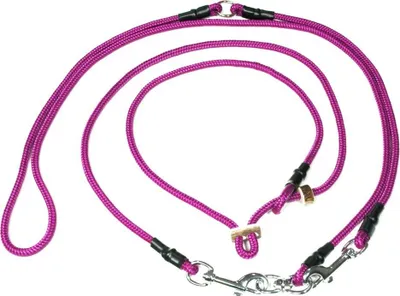 Produktbild von Mystique Hunting Profi Umhängeleine 6mm mit Zugbegrenzung M 295cm purpur