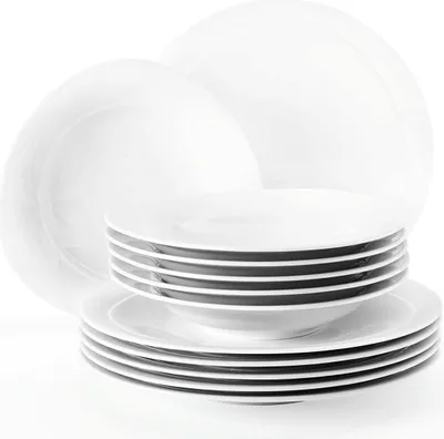 Zdjęcie produktu dla Seltmann Weiden 4052212051505, 6 os., Porcelana, Biały, Okrągły, 28 cm, 23 cm