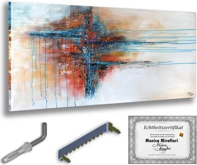 Immagine prodotto di Monica Mirafiori I 100% DIPINTO A MANO I Pittura "Libertà" 140x70cm | Pittura dipinta a mano | Pittura acrilica | Pittura acrilica molto grande I Arte moderna I Quadri d'arte