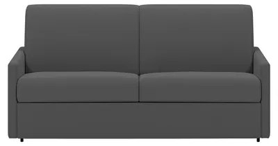 Produktbild von Schlafsofa 4-Sitzer - Liegefläche: 160 cm - Matratzenhöhe: 18 cm - Stoff - Grau - CALIFE