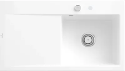 Produktbild von Villeroy & Boch Keramikspüle 335102R1, Subway Style 50 Einbauspüle - inkl.