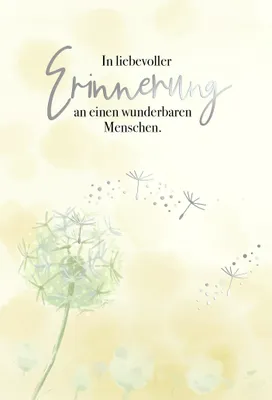 Produktbild von Trauer  Beileid  Kondolenz - Trauerkarte im Format 11,5 x 17