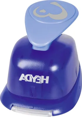 Productafbeelding van Motiefpons Hart - Perforator Knutselen - Kaarten Maken - Pop-up Effect - 25 cm - Blauw