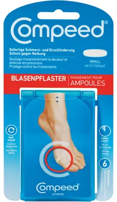 Produktbild von Compeed 1983329, 2 x 6 cm, Oval, Beige, Die Haut vor der Anwendung säubern und trocknen..., 6 Stück(e)