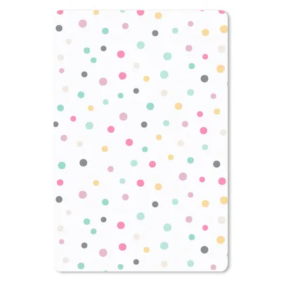 Produktbild von MuchoWow® Mauspad Mousepad Konfetti - Pastell - Muster 18x27 cm - Mousepads - Maus Mat - Pad - Mausunterlage
